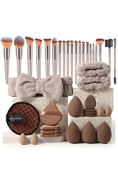 choice2 مجموعة فرش مكياج مكونة من 40 قطعة (13 قطعة): فرشاة كريم أساس، كونسيلر...