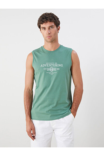 LC Waikiki Tricou fără mâneci pentru bărbați, imprimat, cu gâtul tip crewneck...