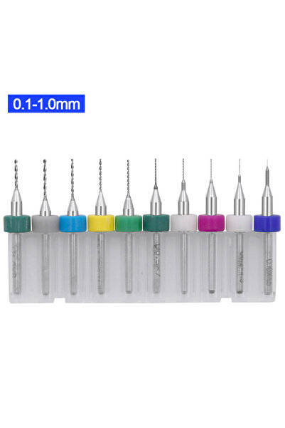 Choice5 0.1-1.0MM PCB Tungsten Carbide Micro Drill Bits Set for Engraving Amb...