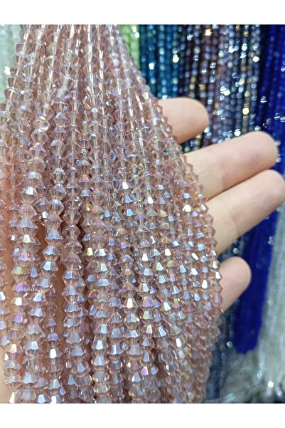 Ralp Moda 4mm Pyramid Crystal Glass Beads 10 Strands Total: 800 Beads