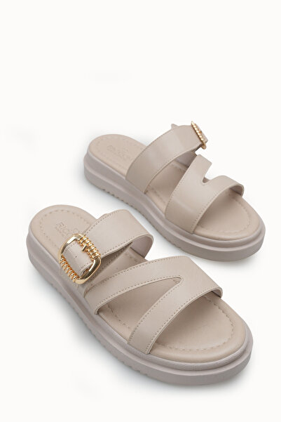 Riccon Γυναικείες Παντόφλες 00120406 Μπεζ