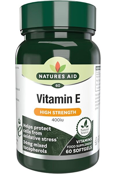 Natures Aid Vitamin E 400Iu, 60 Tablets