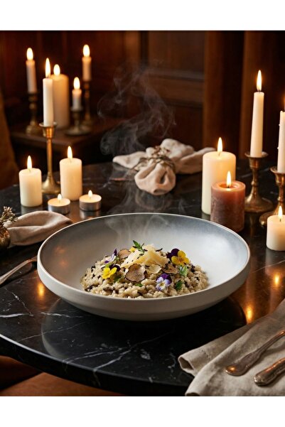 Bonna Crater CRT26CK Çukur Tabak 26 cm-Yemek Tabağı-Salata Tabağı-1 'li