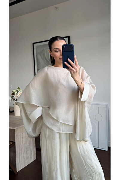 My Blog Stone Flying Cape Blouse - 5026