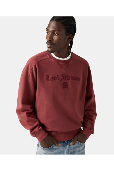 Levi's Boxy fıt Kesimli Grafik Desenli Bisiklet Yaka Sweatshirt 005PK-0002