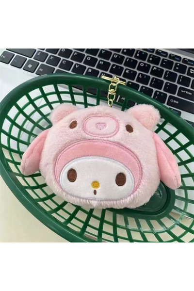 Choice1 A Sanrio Kuromi Plush Keychain Wallet Melody Cinnamoroll Plushies Coi...