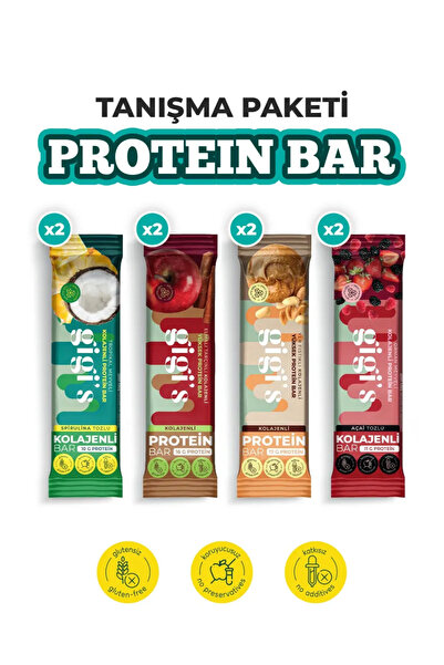 Gigis Food Introducing Package - 8 Assorted Protein Bars
