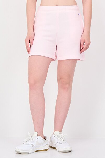 Champion Women Sportswear Fit Embroidered Logo Outdoor Shorts, Pink