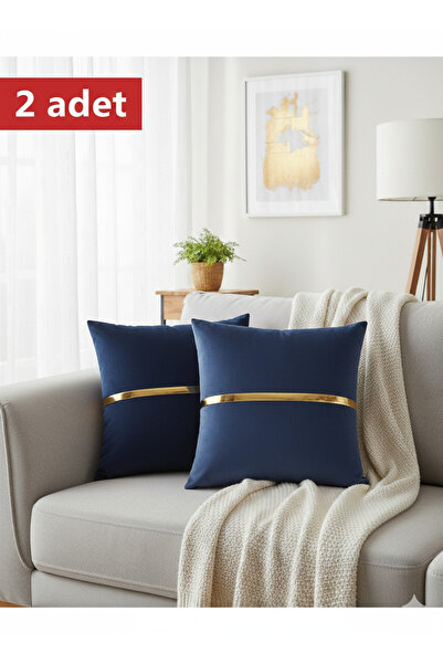 baladı home ev tekstil home collection Lüks 2'li Kadife Kırlent Kılıfı Seti -...