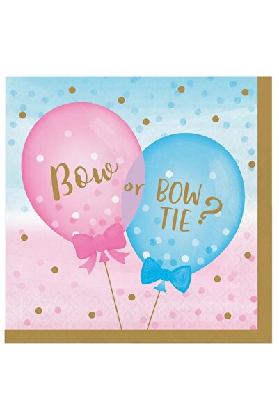 Creative Converting بالونات كشف جنس المولود، مناديل غداء، 16 قطعة