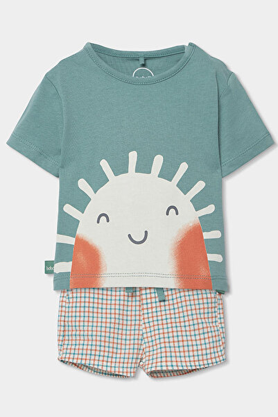 Boboli Sun Patterned 2-Piece Set 6-24 Months Green