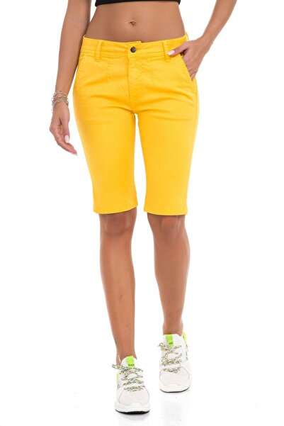Cipo & Baxx Wk186 Modern Cut Women's Capri Shorts