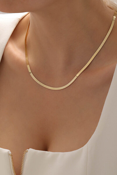 Kado Kuyumculuk 14 Ayar Altın Ezme Kolye 3 mm