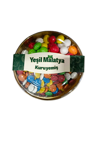 KMS HOME Green Malatya Dragee Sugar in a Double Box of 200 Gr
