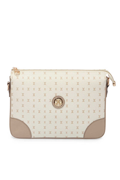 Tergan Bej Print Kadın Çapraz Askılı Çanta - S26Y1PR09090-U4A