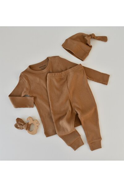 BabyCosy Organic Wear Lower & Upper Set & Hat