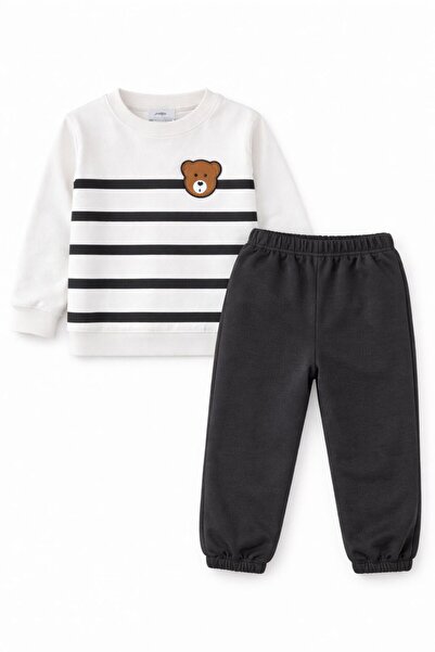 ozbaby.com 3 İp Kalın Bebek Eşofman Takımı | 1-4 Yaş | Mevsimlik | Unisex Alt...