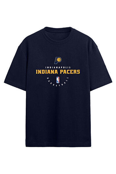 BA Sportswear تي شيرت إنديانابوليس إنديانا بيسيرز باللون الأزرق الداكن مقاس كبير