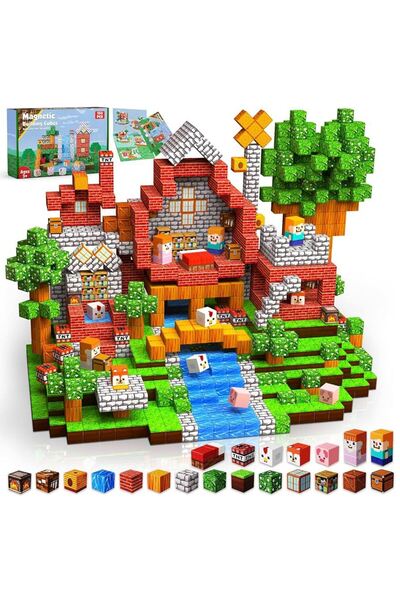 choice2 ZH027 150pcs Magnetic Building Blocks Mine World Magnet Cube for Stac...
