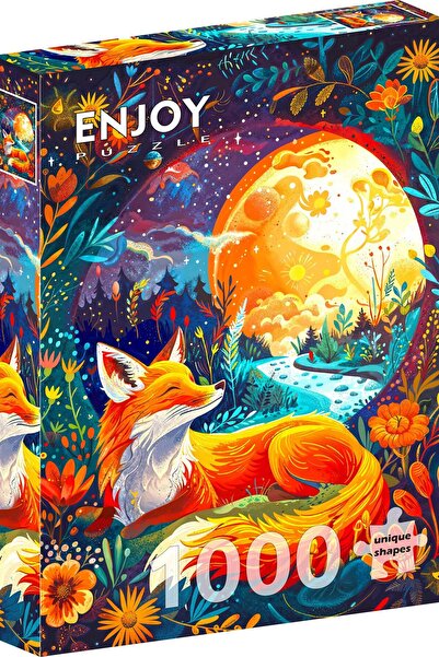 Enjoy 1000 Pieces Jigsaw Puzzle - Moon Fox