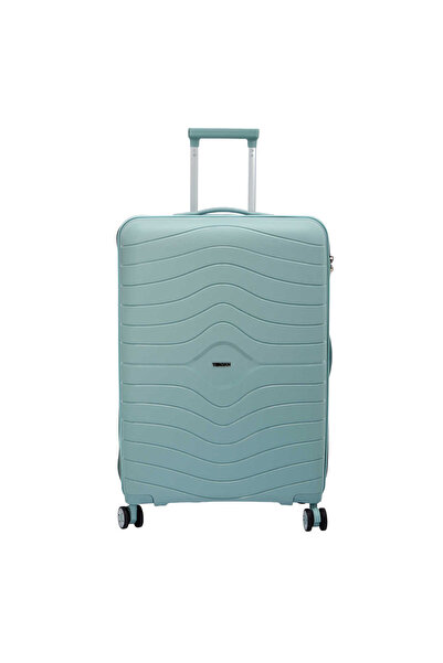 Tergan Mavi Unisex Büyük Boy Valiz - S1SC00048228-D65