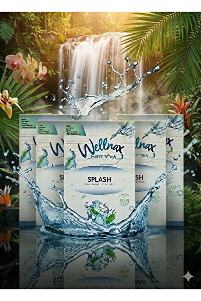 Wellnax Splash Ferahlatıcı Çekmece ve Dolap Kokusu - Uzun Süreli Etki - 5 Adet