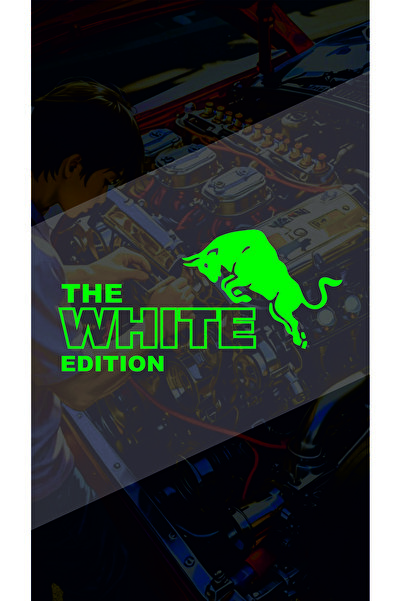 sticker The White Edition (RDBLL) 20x10Cm Jdm Araba-motor-laptop Hologram Seç...