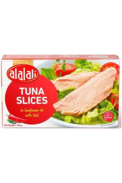 Al Alali شرائح تونة علالي بزيت دوار الشمس مع الفلفل الحار 100 غرام