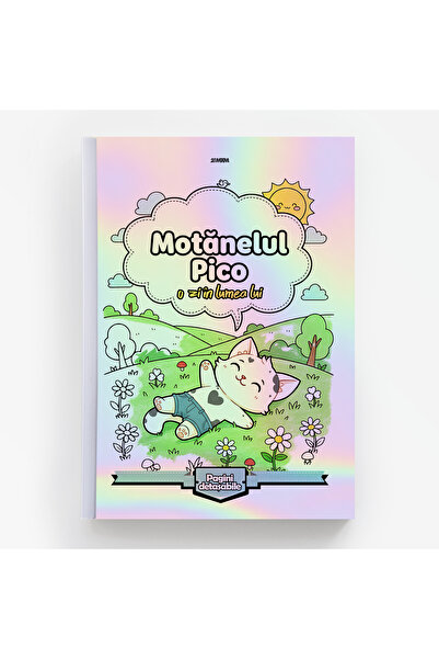 21mxm Premium coloring book Pico the Cat - A day in his world, 34 removable i...