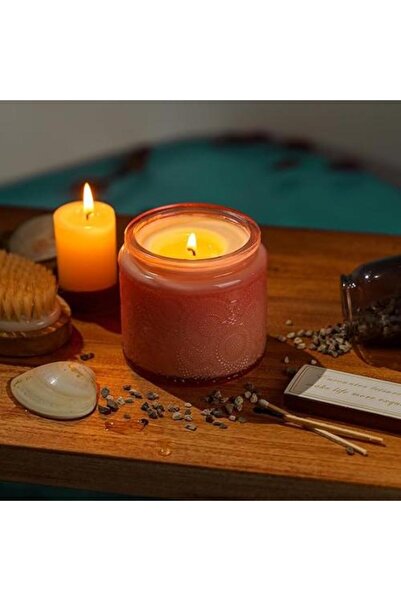 Generic Decorative Pink Glass Candle Holder