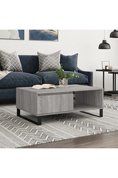 Concept Masă de cafea, gri Sonoma, 90x60x35 cm, lemn compozit