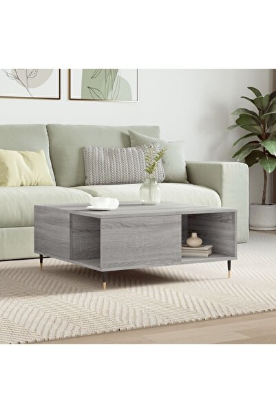 Concept Τραπεζάκι σαλονιού, γκρι sonoma, 80x80x36,5 εκ., επεξεργασμένο ξύλο