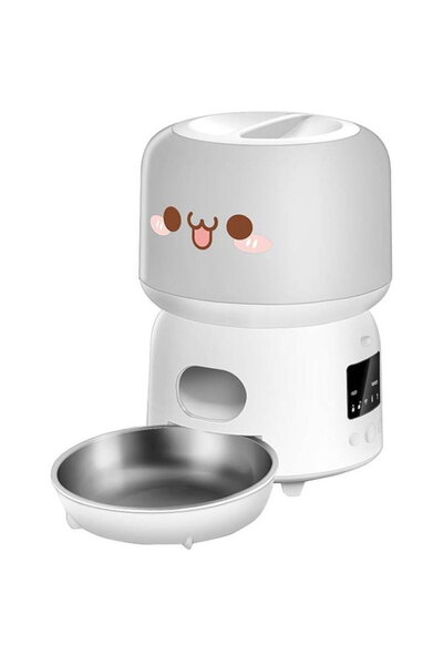 ROJECO Hrănitor automat pentru pisici WiFi versiunea 3L (alb)