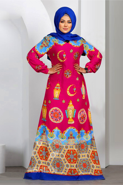 AsrymShop اسدال صلاة قطن فسكوز خفيف رمضان بمبي