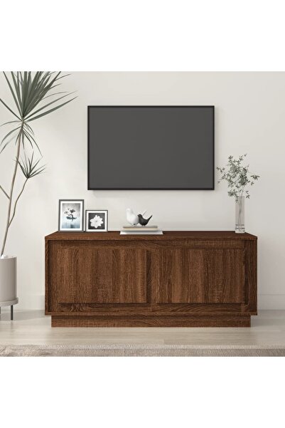 Concept Masă de cafea, stejar maro, 102x50x44 cm, lemn prelucrat