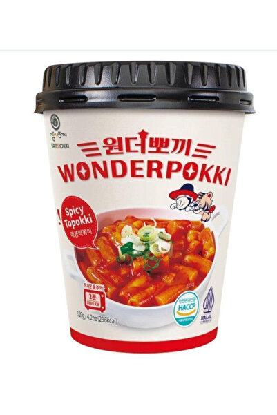 WONDERPOKKI كعكة أرز توبوكي حارة 120 غرام × 30