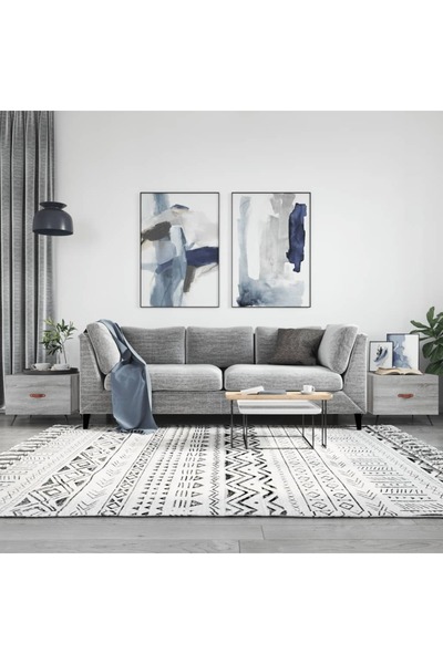 Concept Măsuțe de cafea, 2 buc., gri Sonoma, 50x50x40 cm, lemn compozit