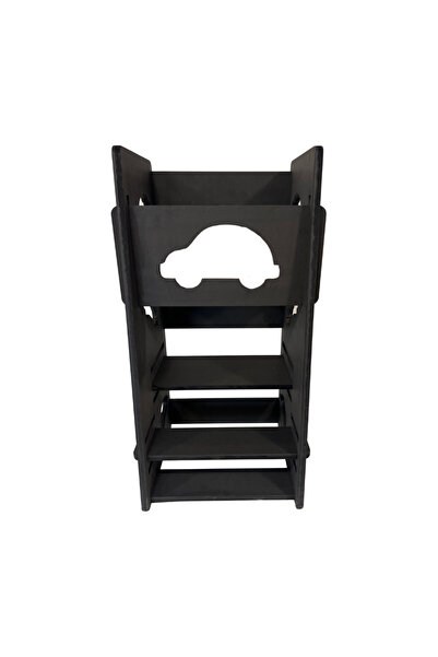 BRUNOSHOP.RO Learning tower - black learning tower car