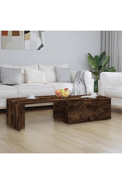 Concept Τραπεζάκι σαλονιού, καπνιστή δρυς, 150x50x35 εκ., επεξεργασμένο ξύλο