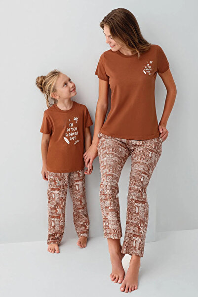 Arnetta Mother & Daughter Pajama Set, (Sold Separately), 100% Cotton, Short S...