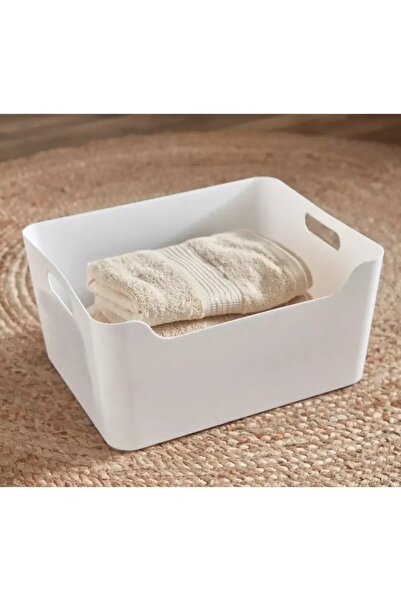Thirty Three Design Storage box, plastic, white, with handles, 32x22x15 cm