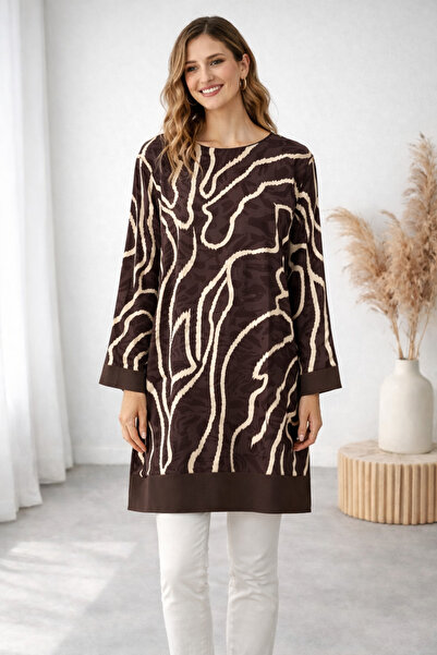 İklim Zebra Desenli Tunik 4235