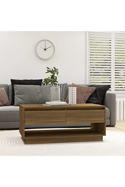 Concept Masă de cafea, stejar maro, 102,5x55x44 cm, PAL