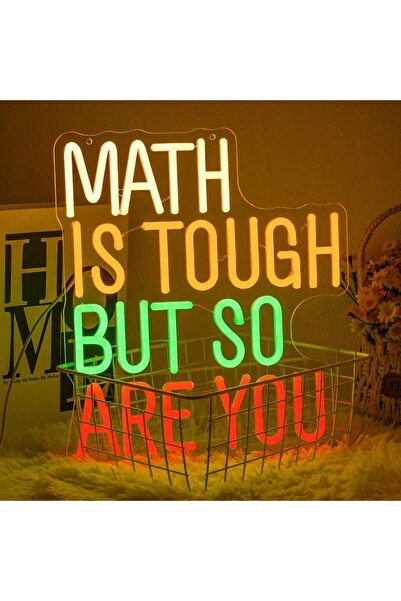 Slasa لافتة نيون LED متعددة الألوان، مقاس 35×32 سم، بقاعدة أكريليك 6 مم، مكتو...