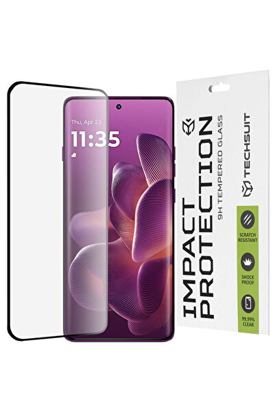Techsuit Protector de ecran pentru Motorola Edge 60 Pro - Acoperire completă ...