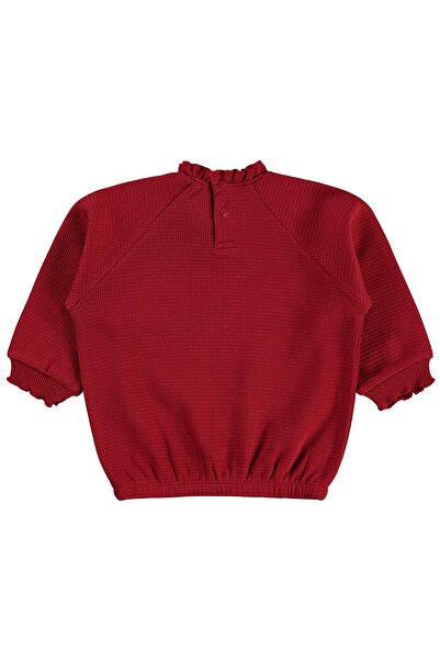 Civil Baby Ladybug Embroidered Sweatshirt for 6-18 Months - Red 9-12 Months