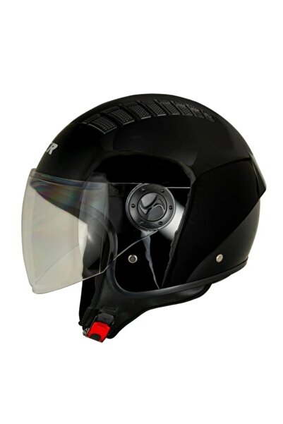 NCR KASK ÇENESİZ 230 ECE BELGELİ- PARLAK SİYAH