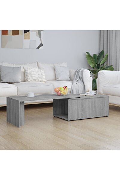 Concept Masă de cafea, gri Sonoma, 150x50x35 cm, lemn prelucrat