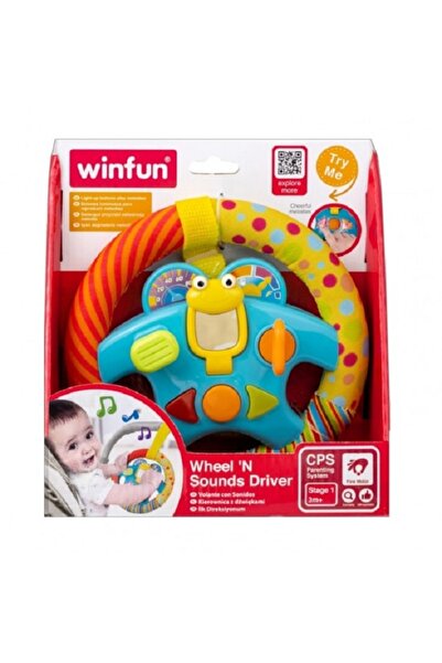 WINFUN Jucarie Volan de agatat cu sunete si lumini