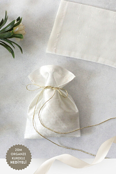 Bimotif 100 Pieces of Ottoman Silk Henna, Promise, Engagement Gift Pouch, 10X...